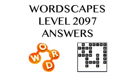 Wordscapes Level 2097 .